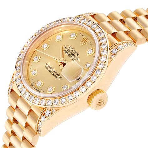 diamond benzel 26 mm ladies rolex date adjust|lady datejust rolex watch.